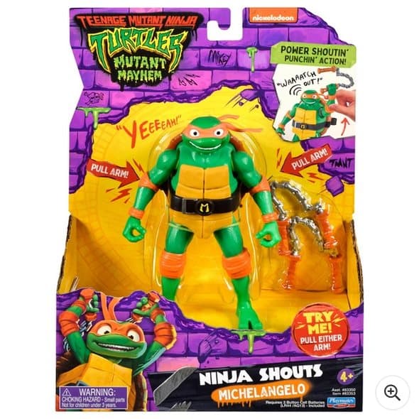 Teenage Mutant Ninja Turtles: Mutant Mayhem - Ninja Shouts Figure Michelangelo