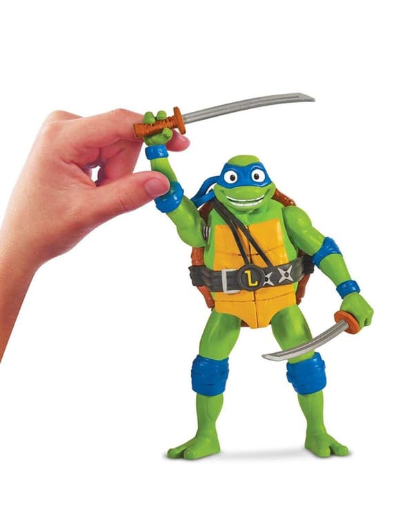 Turtles Mutant Mayhem Figuuri äänen kanssa Leonardo