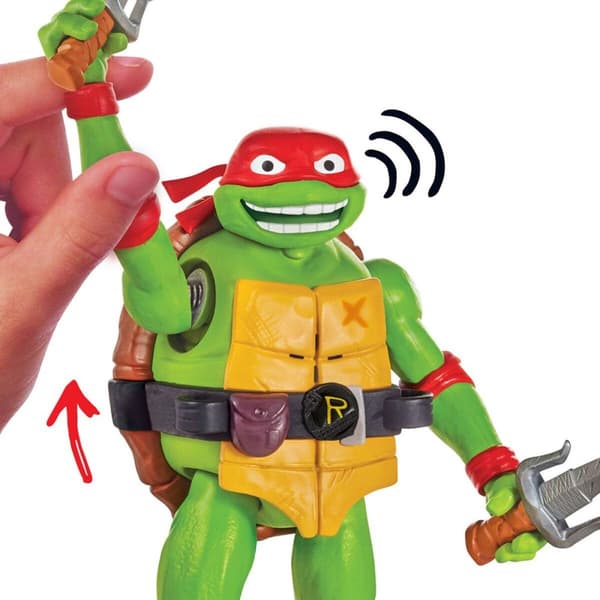 Turtles Mutant Mayhem Figuuri äänen kanssa Raphael