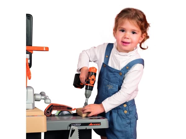 SMOBY Black & Decker Mega Workshop Plumber Painter 3in1 100 Accessories
