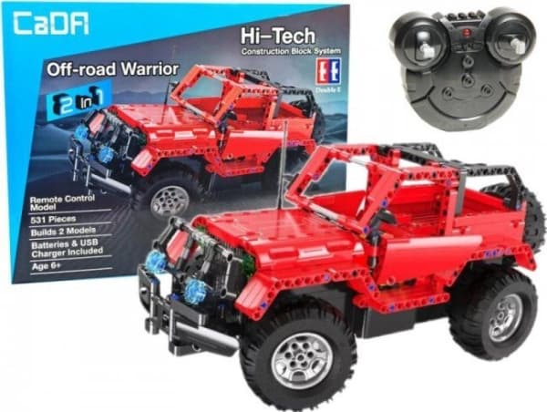 Lean Sport CADA 2.4G CADA 2.4G Fjärrstyrd Jeep Byggklossar 531 Element