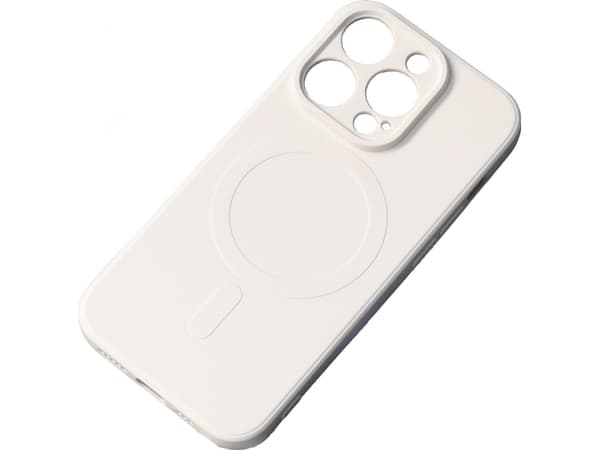 Hurtel Silikoni magneettikotelo iPhone 14 Plus Silikoni kotelo Magsafe - beige