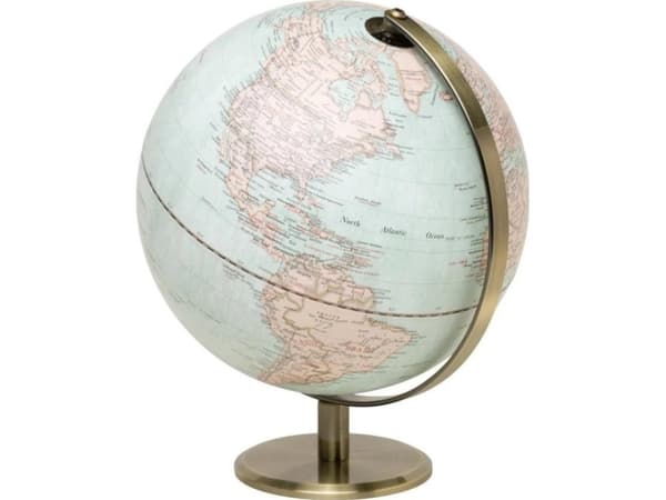 Upplyst jordglob - Vintage Globe Light 25cm