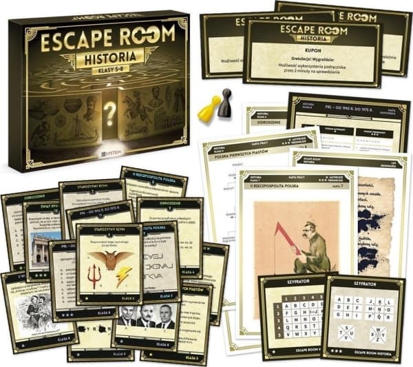 Escape room game: history (collective work)