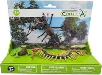 Collecta COLLECTA 3 Reptiler/Insekter figur i förpackning (88703, 88885, 88938)