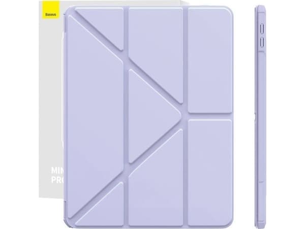 Baseus nettbrettetui Beskyttende etui til Ipad 10,2" Baseus Minimalist (lilla)
