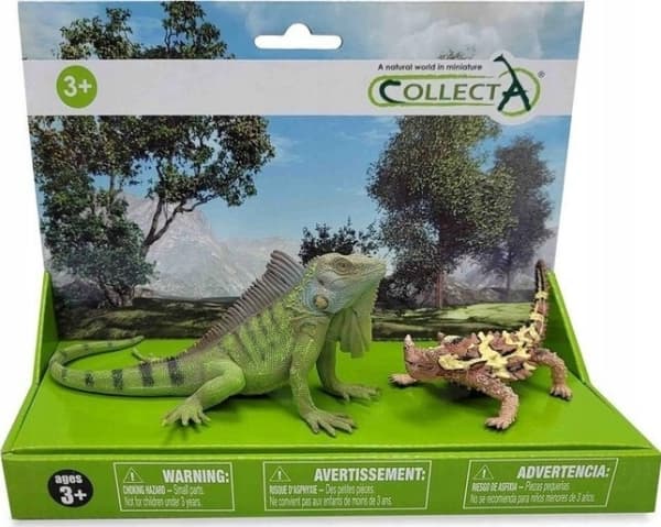 Reptilfigur från Collecta i förpackning med 2 st (88753, 88965)