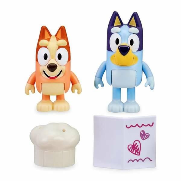 Sæt med tal Bluey 2 Dele 6 cm Figur