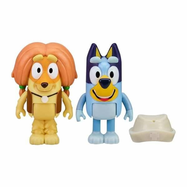 Sæt med tal Bluey 2 Dele 6 cm Figur
