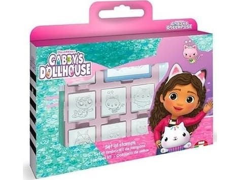 Multiprint MULTIPRINT GABI'S CAT'S HOUSE STAMPS IN A SUITCASE