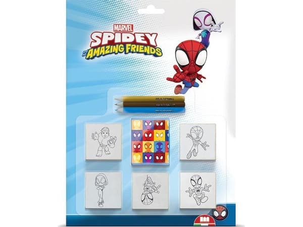 Multiprint MULTIPRINT SPIDEY PIECZĄTKI BLISTER 5 SZT.