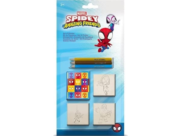 Multiprint MULTIPRINT SPIDEY PIECZĄTKI BLISTER 3 SZT.