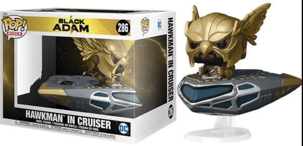 Funko Pop! Rides Super Deluxe: Black Adam - Hawkman in Cruiser