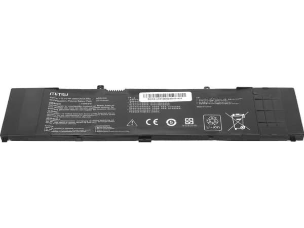 Mitsu kannettavan tietokoneen akku Asus Zenbook UX310, UX3410UA, UX410UA (11,4V) (3900 mAh)