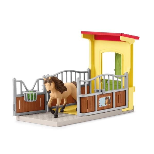 schleich® FARM WORLD Pony Box with Iceland Pony Stallion 42609