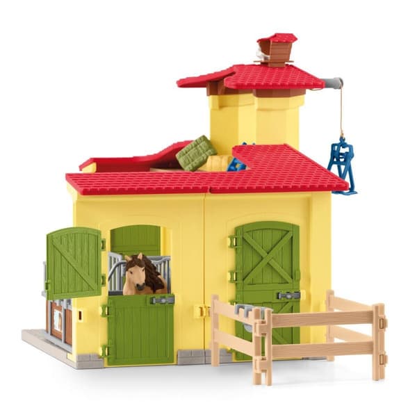 schleich® FARM WORLD Pony Box with Iceland Pony Stallion 42609