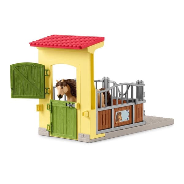 schleich® FARM WORLD Pony Box with Iceland Pony Stallion 42609