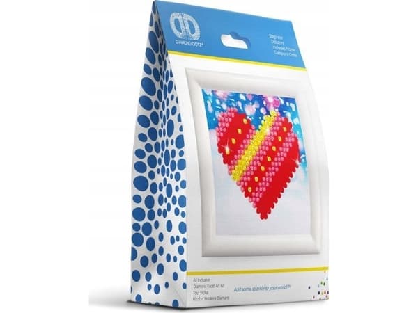 DIAMOND DOTZ DIAMOND DOTZ PATCHWORK HEART