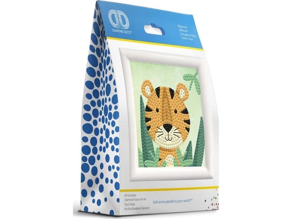 DIAMOND DOTZ DIAMOND DOTZ WOODLAND TIGER