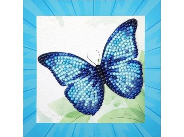 DIAMOND DOTZ DIAMOND DOTZ BLUE BUTTERFLY QUICK DOTZ