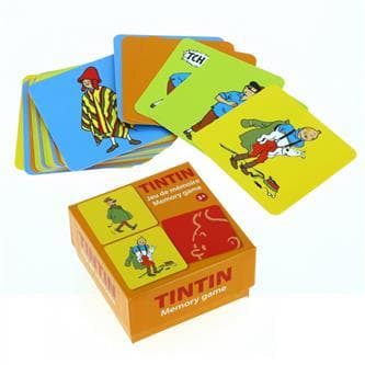 Tintin - Memoryspel  Utklädnader