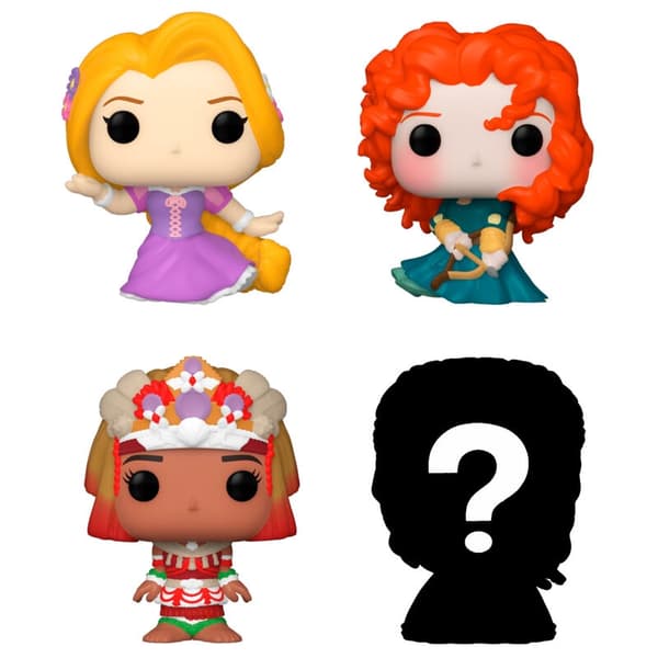 Blister 4 figures Bitty POP Disney Princess Rapunzel