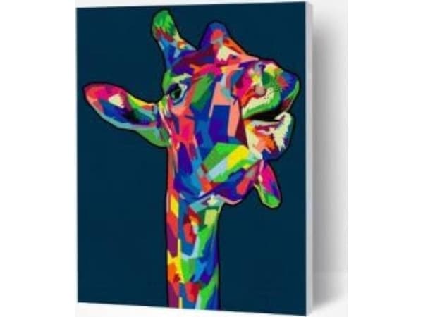 Planet Splat Planetmaleri etter tall, GIRAFFE 30x40 cm