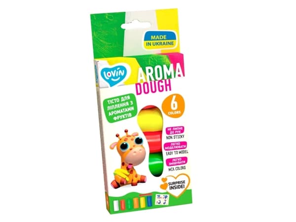 Lovin 6 Colors Aroma Play Dough Set