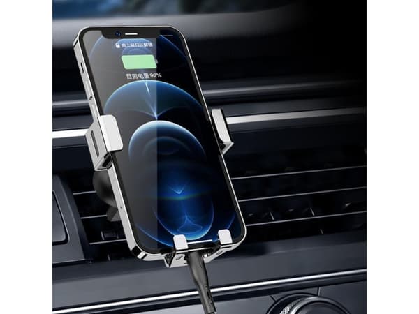 Gravity bil smarttelefonholder for luftventil blå (YC12)