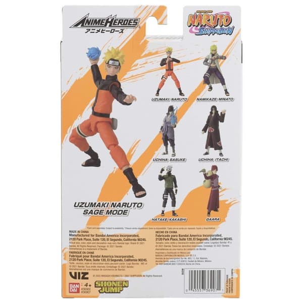 Samlet figur Naruto Anime Heroes - Uzumaki Naruto Sage Mode 17 cm