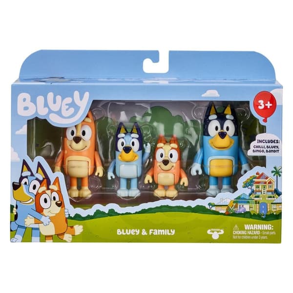 Bluey Figurset - Bluey & Family