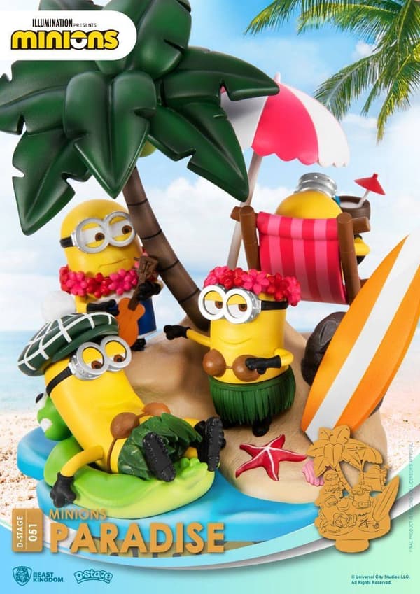 Beast Kingdom - Universal - Diorama-051 - Minionernas paradis - 15cm