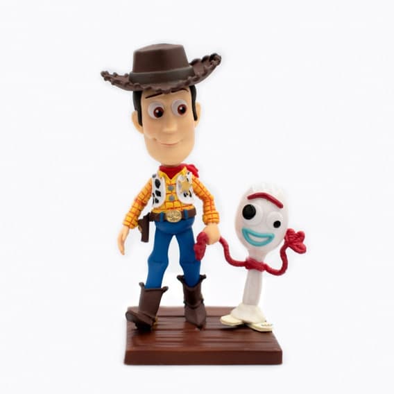 Beast Kingdom - Disney - MEA-012-2 - Toy Story 4 - Woody & Forky - 8cm