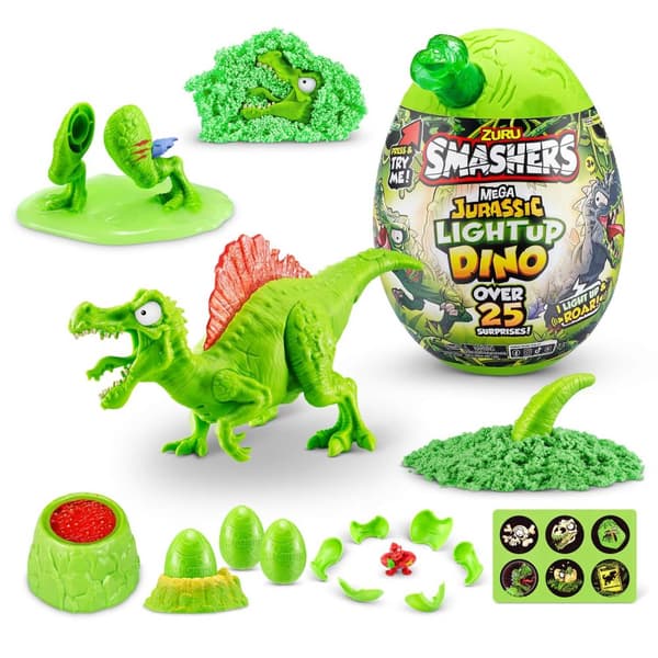 Zuru Smashers Mega Jurassic Light Up Dino