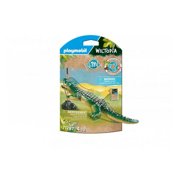 PLAYMOBIL - Wiltopia - Alligator - Flerfärgad - 4 år gammal - Barn - Blå