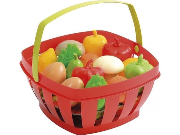 Korg med frukt och grönsaker 23cm
