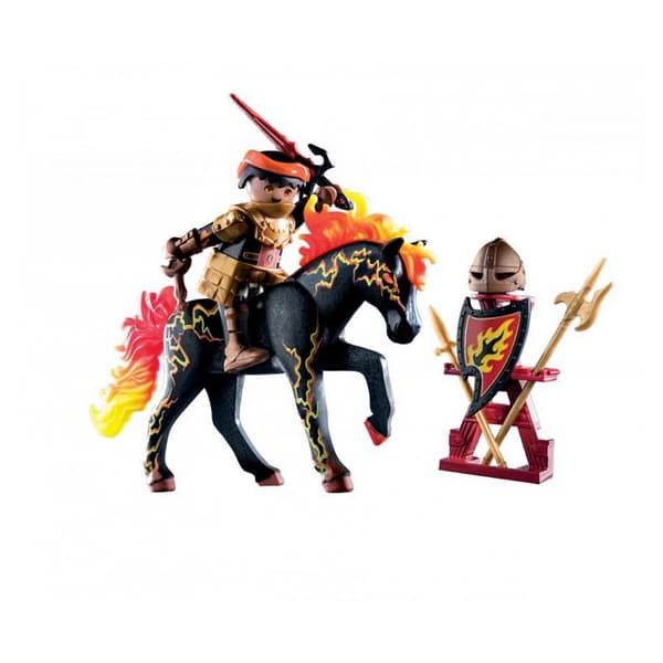 Playmobil 71213 Novelmore Knight Burnham Raider med eldhäst