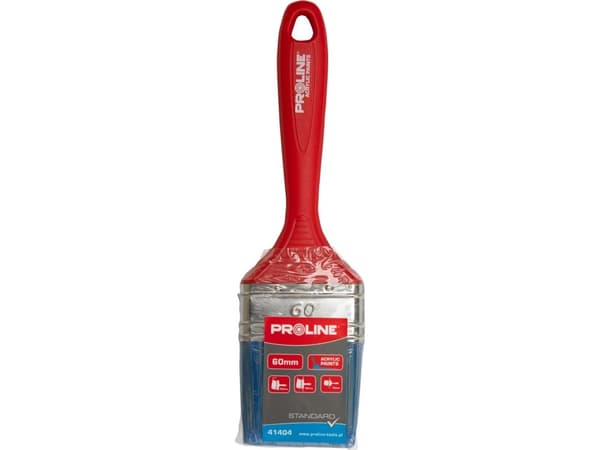 Pro-Line Standard flat brush 50mm, plastic handle, acrylic, proline