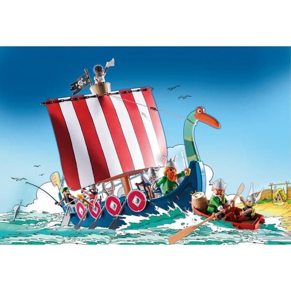 PLAYMOBIL Asterix adventskalender - Asterix och piraterna - 71087 - 125 bitar inklusive 7 tecken