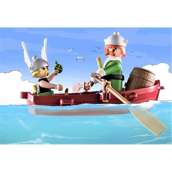 PLAYMOBIL Asterix adventskalender - Asterix och piraterna - 71087 - 125 bitar inklusive 7 tecken