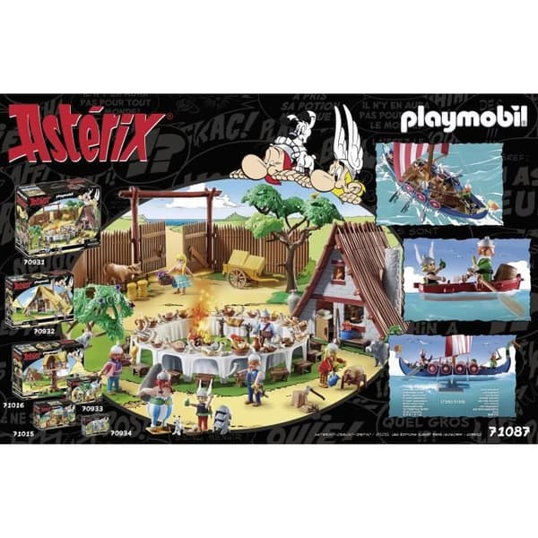 PLAYMOBIL Asterix adventskalender - Asterix och piraterna - 71087 - 125 bitar inklusive 7 tecken