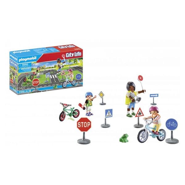 PLAYMOBIL - Trafiksäkerhetsklass - Röd - 71332