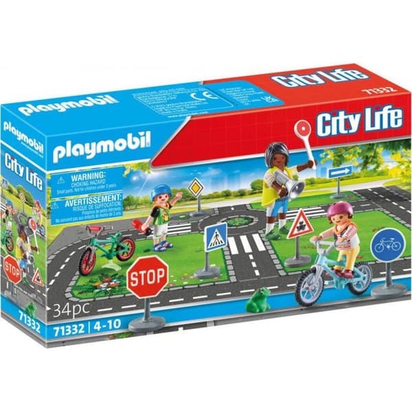 PLAYMOBIL - Trafiksäkerhetsklass - Röd - 71332