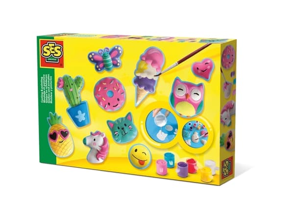 SES Creative Støb & mal - Glade figurer
