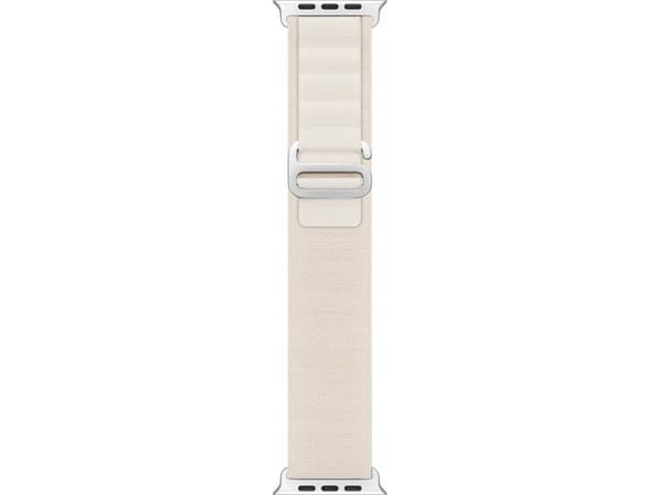 Urheiluranneke soljella Apple Watch Ultra / 8 / 7 / 6 / SE / 5 / 4 / 3 / 2 / 1 (42, 44, 45, 49 mm) Dux Ducis Strap GS versio - valkoinen
