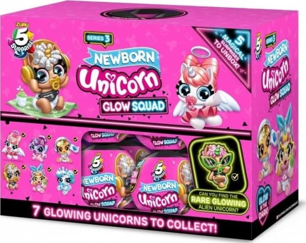UNICORN SQUAD En enhjørning som lyser i mørket