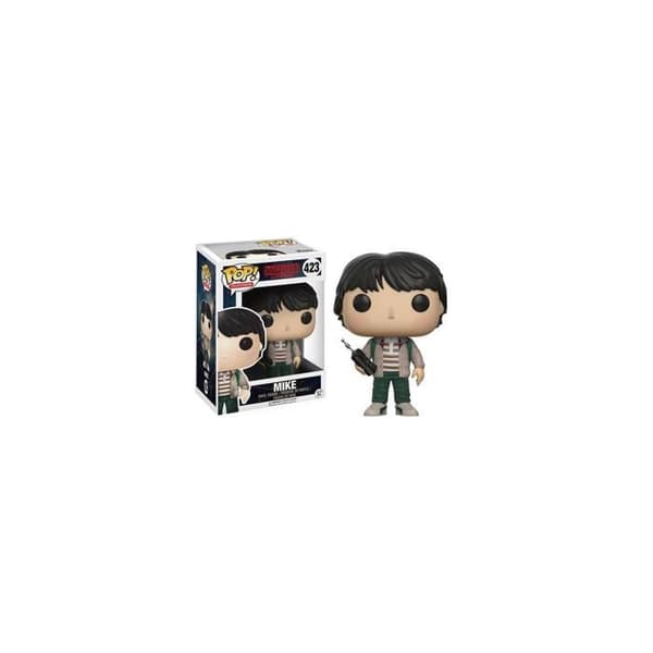Pop! Mike - Stranger Things - 10 cm - Grå, grön och svart