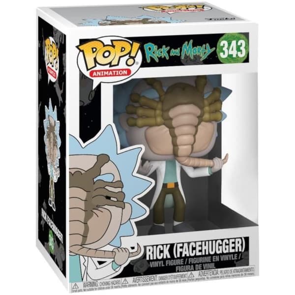 Funko Pop! Rick och Morty: Rick w/Facehugger