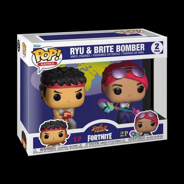 Funko Pop! Spel: Fortnite- 2PK Ryu &amp; Brite Bomber