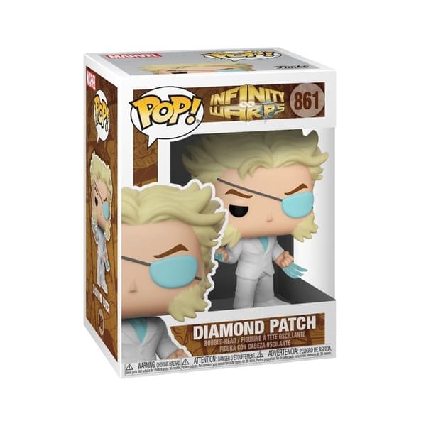 POP Marvel Infinity Warps Diamond Patch Figur - FUNKO - 9 cm - Svart - Marvel - Pop!